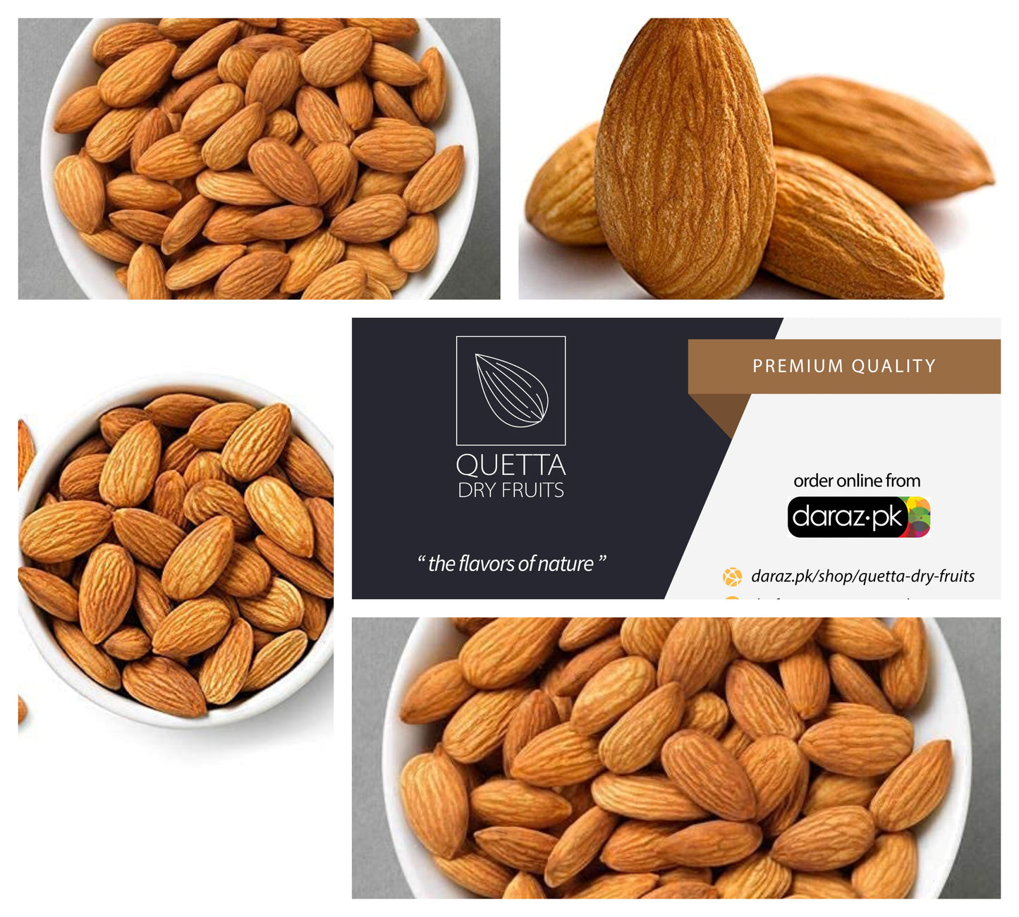 Almonds Special American Maghaz Giri Badaam Dryfruit (Dry Fruit) 1Kg